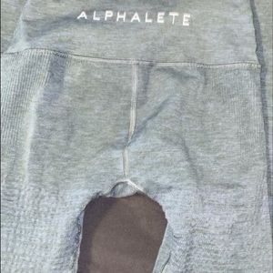 Alphalete forest green leggings
